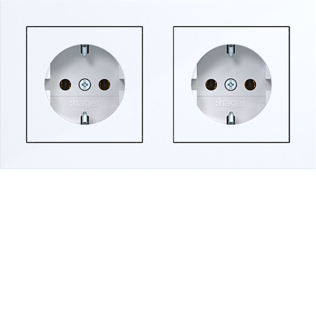 HAGER BOCCHIOTTI - 2PRSCHUKO+PZO CLE CABL.PLUGIN A.1 BIA LU