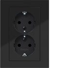HAGER BOCCHIOTTI - 2PR. SCHUKO+COP. ALTO SHUTTER A.8 N LUC