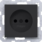 HAGER BOCCHIOTTI - PRESA NO TERRA SHUTTER AX/CX NERO OP