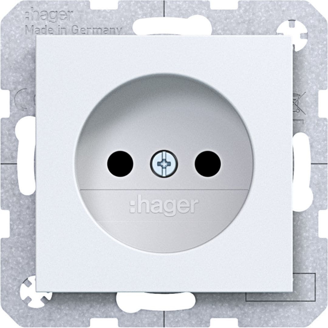 HAGER BOCCHIOTTI - PRESA NO TERRA SHUTTER AX/CX B OP