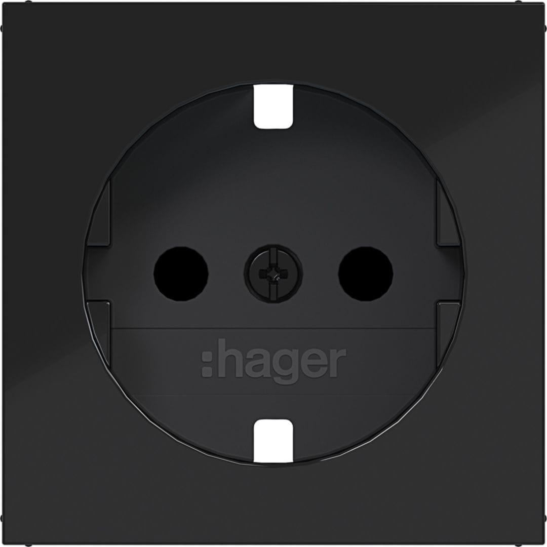 HAGER BOCCHIOTTI - PZO C.LE PR.SCHUKO SHUTTER AX/CX N LU