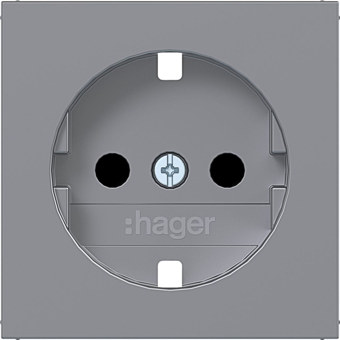 HAGER BOCCHIOTTI - PZO C.LE PR.SCHUKO SHUTTER AX/CX TIT MET