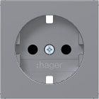 HAGER BOCCHIOTTI - PZO C.LE PR.SCHUKO SHUTTER AX/CX TIT MET