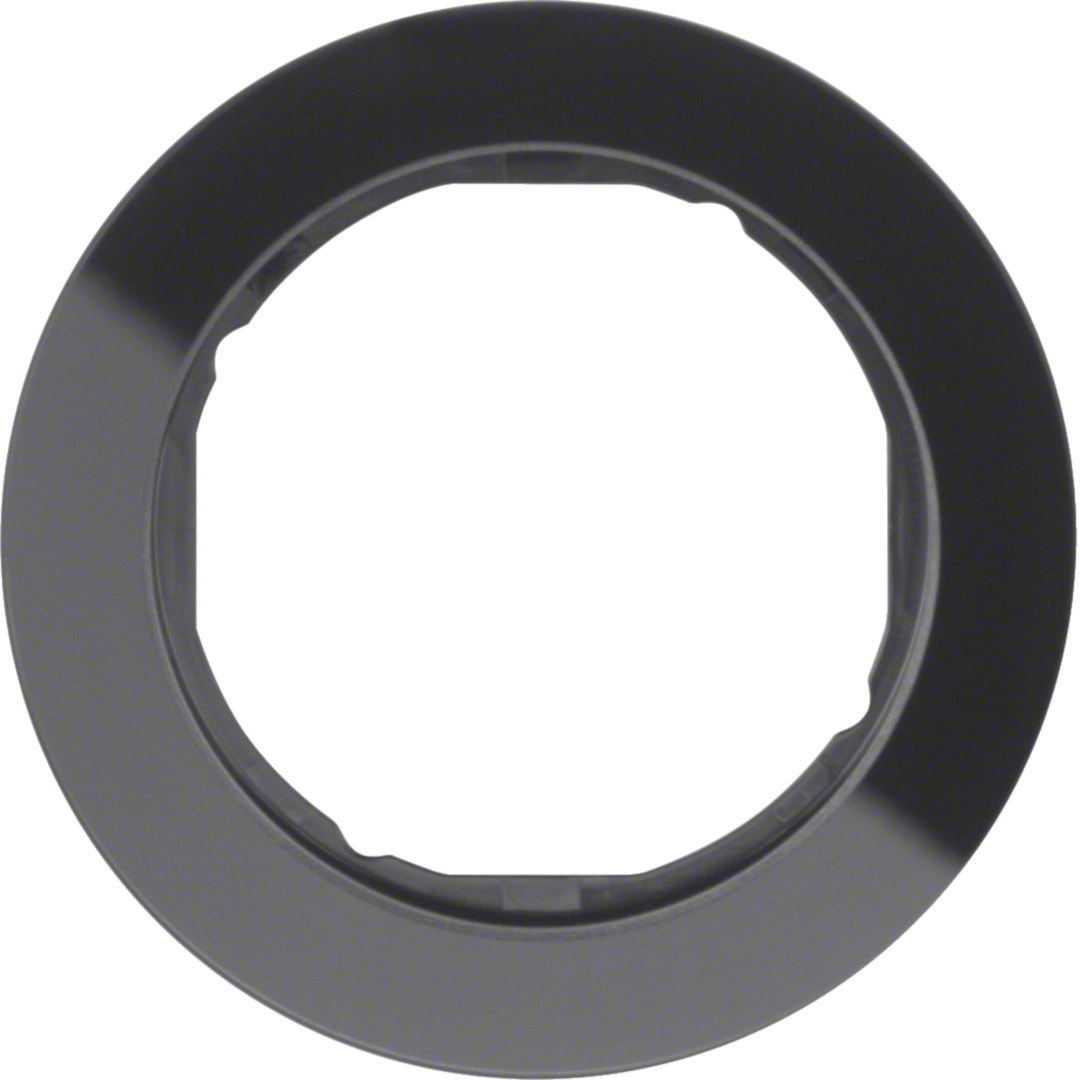 HAGER BOCCHIOTTI - Cornice 1P Serie R.Glassic vetro nero