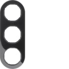 HAGER BOCCHIOTTI - Cornice 3P Serie R.Glassic nero lucido