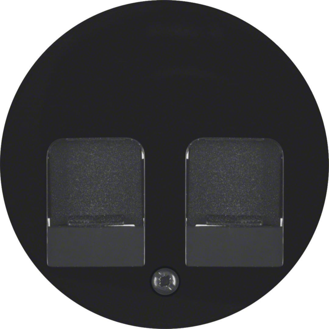HAGER BOCCHIOTTI - P.ZO C.LE + 2 OTT.RI ANTIPLV R1/R3 NERO
