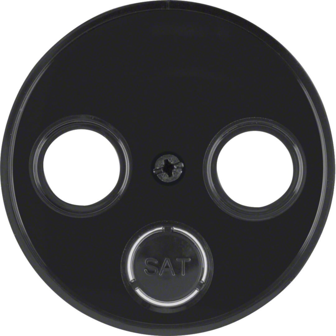 HAGER BOCCHIOTTI - P.zo cle tv 2/3fori R1/R3/R.Glass nero