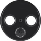 HAGER BOCCHIOTTI - P.zo cle tv 2/3fori R1/R3/R.Glass nero