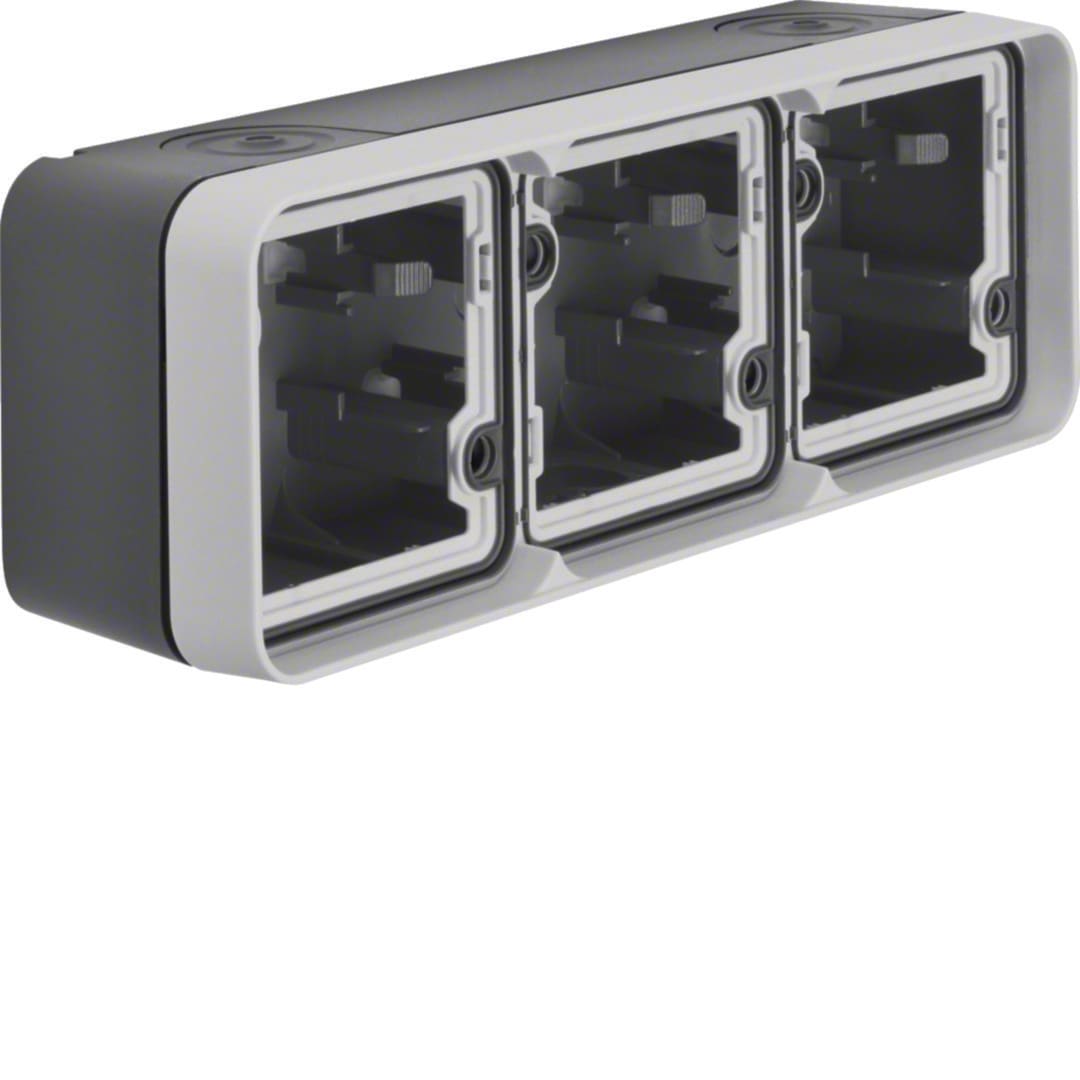 HAGER BOCCHIOTTI - SERIE W.1 GRIGIO/GRIGIO CHIARO OPACO