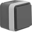 HAGER BOCCHIOTTI - P.SCHUKO + COP.A PARETE W1 GRIGIO/GRIGIO