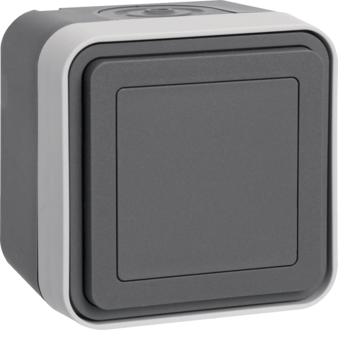 HAGER BOCCHIOTTI - INSERTO CIECO A PARETE W1 GRIGIO/GRIGIO