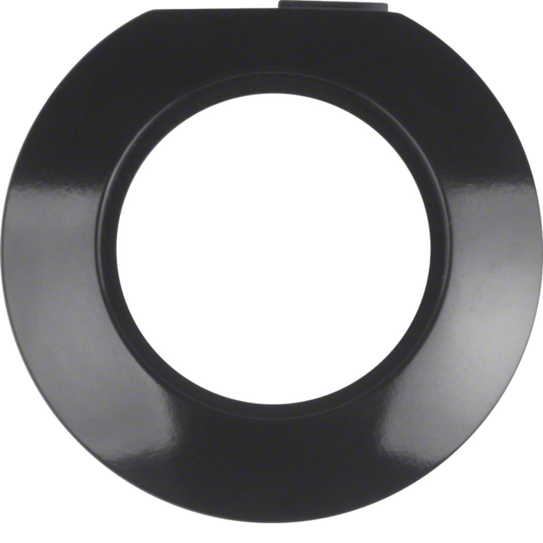 HAGER BOCCHIOTTI - CORNICE TERMINALE SERIE 1930 NERO LUCIDO