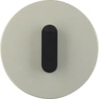 HAGER BOCCHIOTTI - PLACCA+TRAVRS.X INT/PULS.RCLASS INOX NER