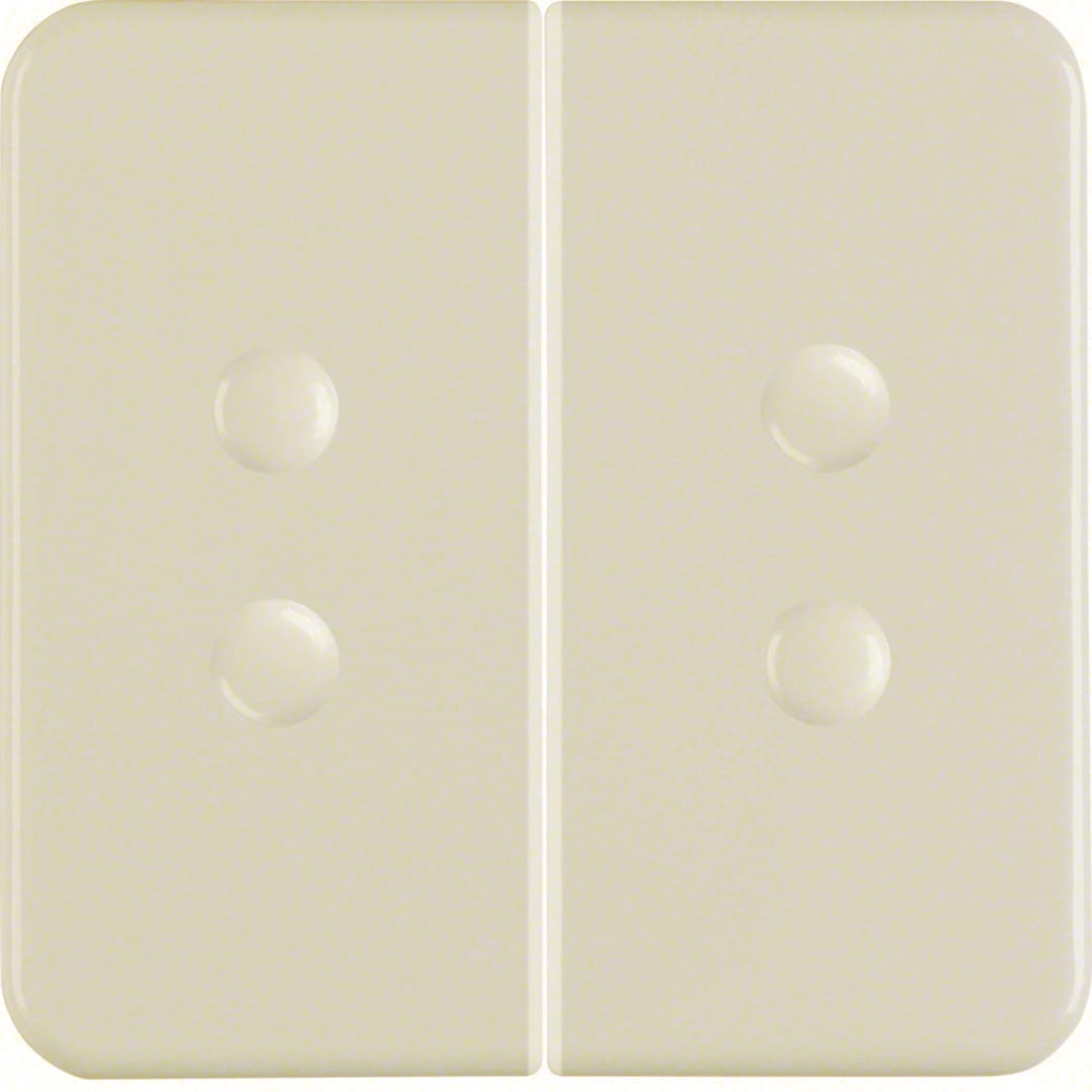 HAGER BOCCHIOTTI - BILANC. DOPPIO WG UP IP44 BIANCO LUCIDO