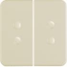 HAGER BOCCHIOTTI - BILANC. DOPPIO WG UP IP44 BIANCO LUCIDO
