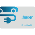 HAGER BOCCHIOTTI - Kit 20 badge RFID per stazioni di ricarica witty per utenti finali