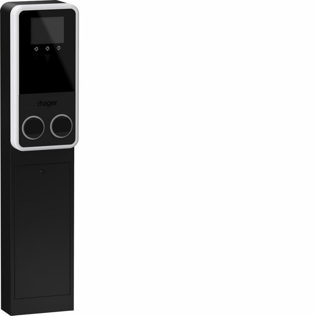 HAGER BOCCHIOTTI - EVCS WITTY PRK 2X22KW 3P T2S RFID IP PAV