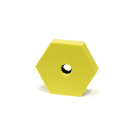 HELLERMANNTYTON - ACCESSORIO CON TAG RFID HF GIALLO HEXTAG