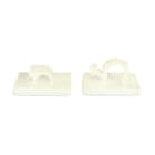 HELLERMANNTYTON - BASETTA ADESIVA 19X19 CON CLIP, NERO