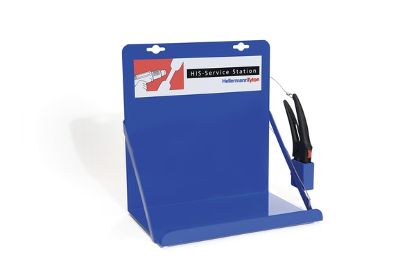 HELLERMANNTYTON - ESPOSITORE CON CUTTER HIS SERVICE STATIO