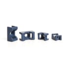 HELLERMANNTYTON - BASETTA RILEVABILE 24.8X14.3 BLU MCKR8G5