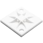 HELLERMANNTYTON - BASETTA ADESIVA/VITE 40 X 40 NATURALE QM