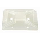 HELLERMANNTYTON - BASETTA ADESIVA/VITE 32X25 NATURALE TY8G