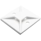 HELLERMANNTYTON - BASETTA ADESIVA/VITE 38X38 NATURALE MB5A