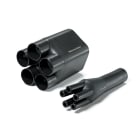 HELLERMANNTYTON - PREFORMATO 5 VIE COLLANTE 508-5-B8W