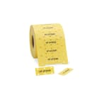 HELLERMANNTYTON - TARGHETTA POLIURETANO 20X51MM GIALLO