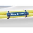 HELLERMANNTYTON - TARGHETTA RILEVABILE BLU TTAGMC11BEX65S