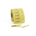 HELLERMANNTYTON - TAGPU LOOP 12X74 RESISTENTI UV, GIALLE