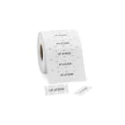 HELLERMANNTYTON - TARGHETTA POLIURETANO 20X51MM BIANCO 556-82056