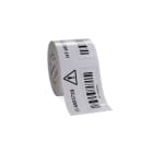 HELLERMANNTYTON - ETICHETTA TERMICO NASTRO BIANCO 100MM X