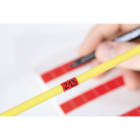 HELLERMANNTYTON - AUTOLAMINANTE MANUALE ROSSO 19X51 120PZ 598-14027