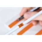 HELLERMANNTYTON - AUTOLAMINANTE MANUALE ARANCIO 19X51 120P