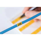 HELLERMANNTYTON - AUTOLAMINANTE MANUALE GIALLO 19X51 120PZ