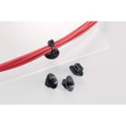 HELLERMANNTYTON - Supporto per fascetta stringicavo per foro (rotondo), Lmax=8,6 mm, ∅6,3 mm, naturale, 100 pz.
