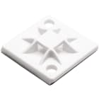 HELLERMANNTYTON - Basetta adesiva/vite 20 x 20 naturale QM20A