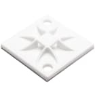 HELLERMANNTYTON - Basetta adesiva/vite 30 x 30 naturale QM30A
