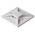 HELLERMANNTYTON - BASETTA A VITE 28X28 NATURALE MB4