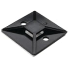 HELLERMANNTYTON - BASETTA ADESIVA/A VITE 38X38 NERO MB5A