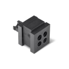 HELLERMANNTYTON - Supporto Passacavo VarioPlate S Øx4, 4-5 mm