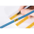 HELLERMANNTYTON - AUTOLAMINANTE MANUALE GIALLO 25X76 60PZ