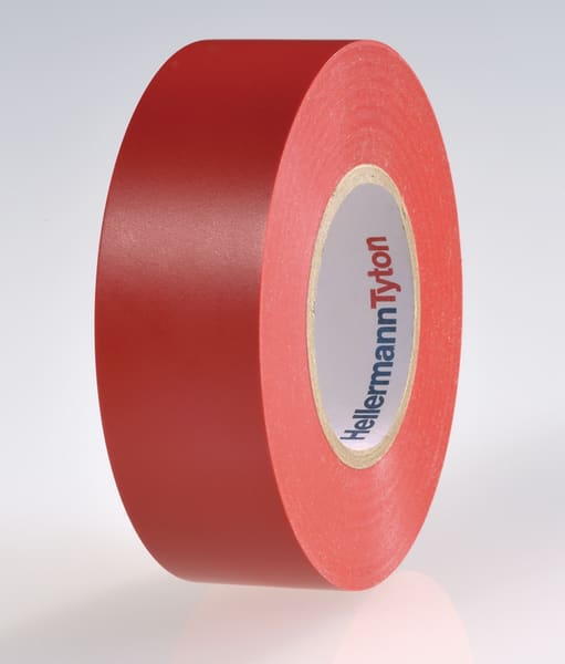 HELLERMANNTYTON - NASTRO PVC 25X25 RD HTAPE-FLEX15-25X25