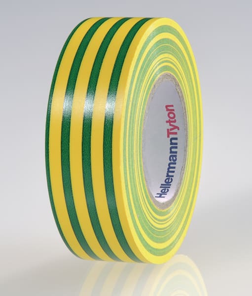 HELLERMANNTYTON - NASTRO PVC 25X25 GNYE HTAPE-FLEX15-25X25