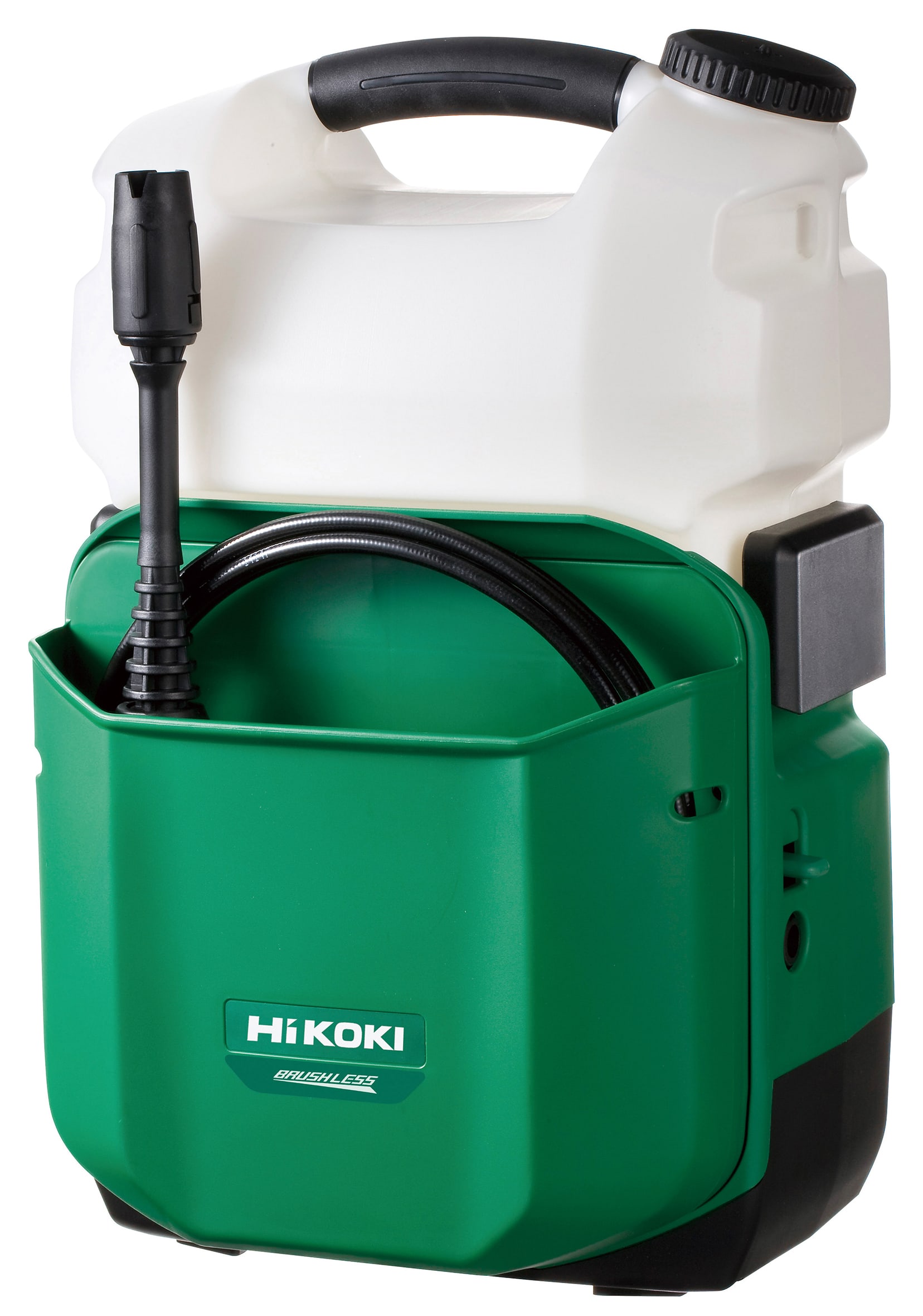 HIKOKI POWER TOOLS - Idropulitrice 18V, Pressione 5-20bar, Consumo H2O 0.5-1-2l/min, Tanica 8l, solo corpo.