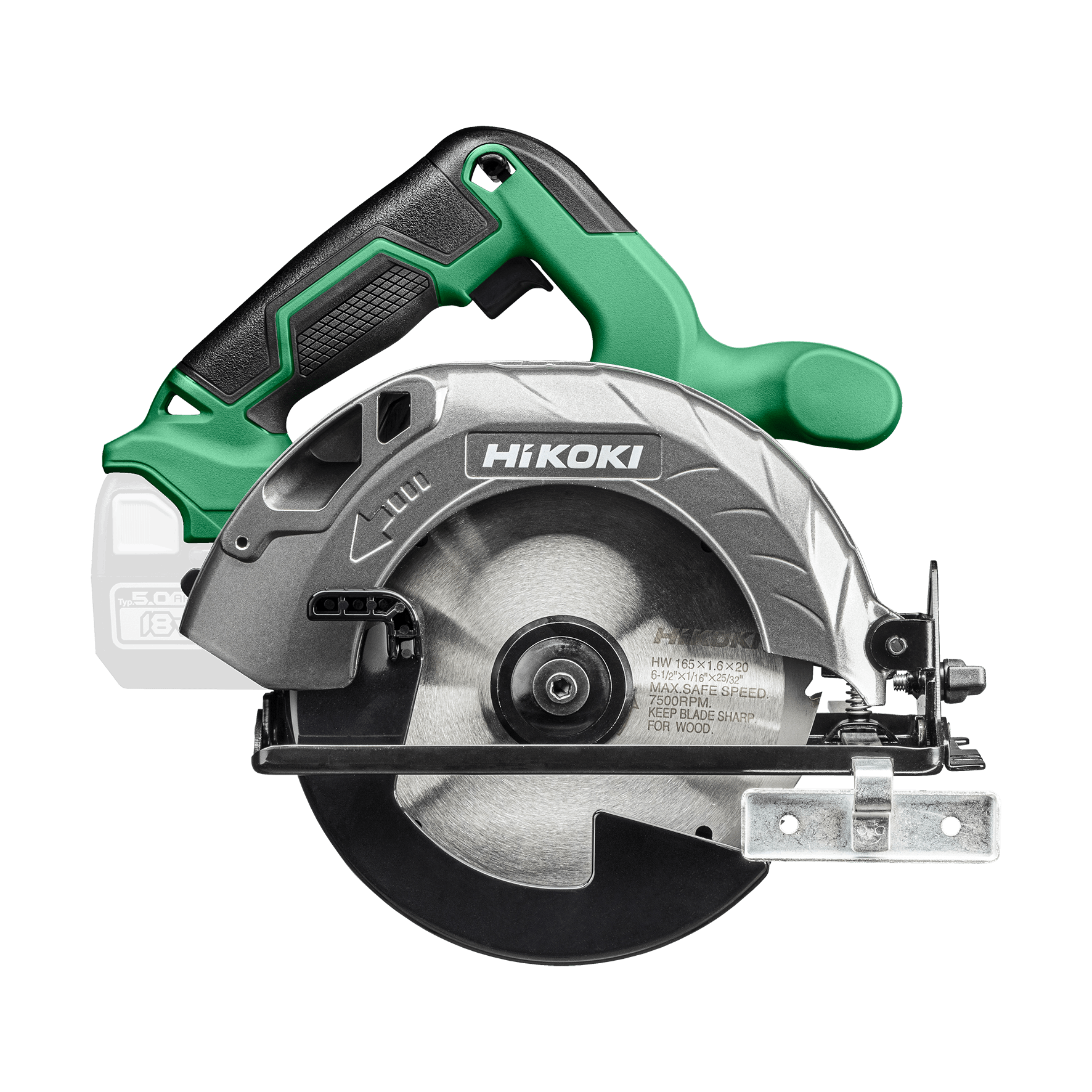 HIKOKI POWER TOOLS - Sega Circolare 18V, lama Diametro 165mm, solo corpo, Valigetta Stackable.