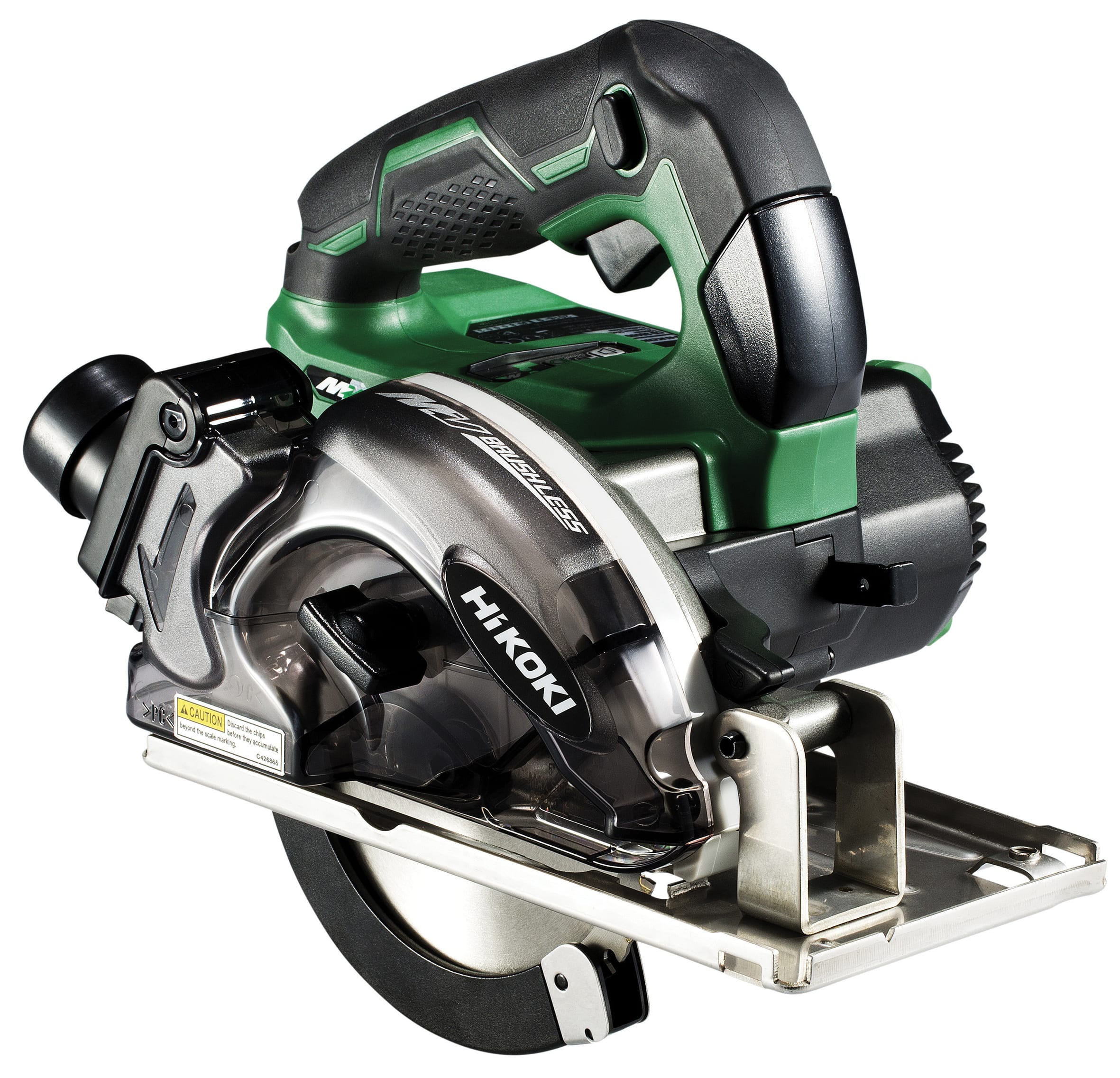 HIKOKI POWER TOOLS - Sega Circolare 36V per metallo, lama 125mm, capacit? 46mm/90 gradi, solo corpo, Valigetta Stackable.