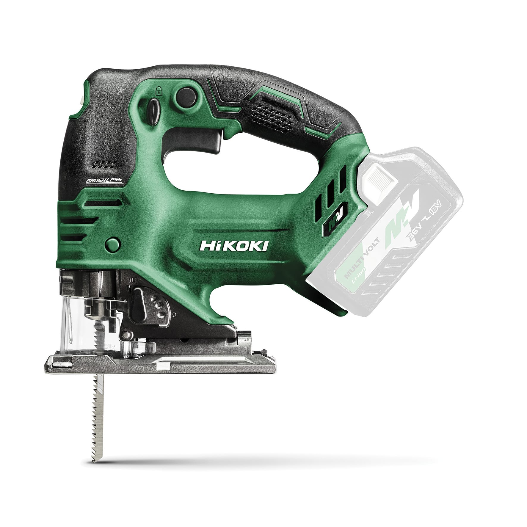 HIKOKI POWER TOOLS - Seghetto Alternativo 36V, solo corpo, Valigetta Stackable.